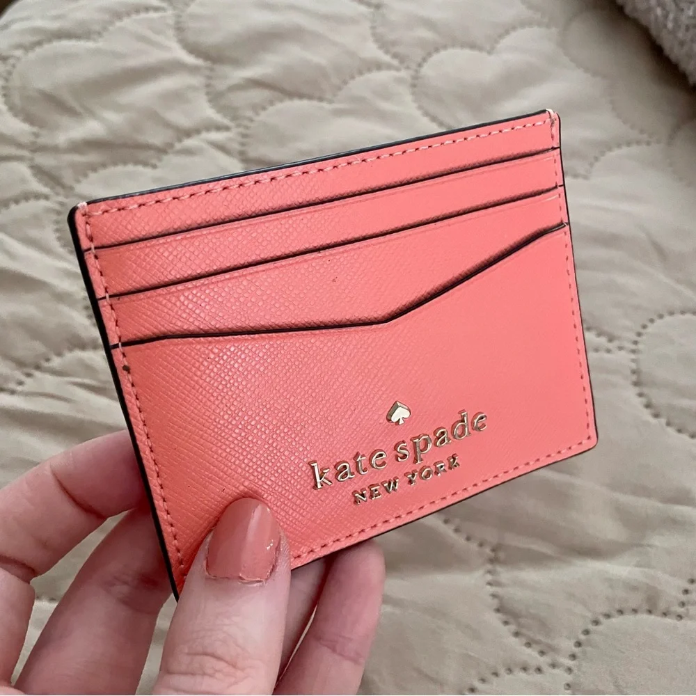 Kate Spade Pink Card Holder - Picture 6 of 9